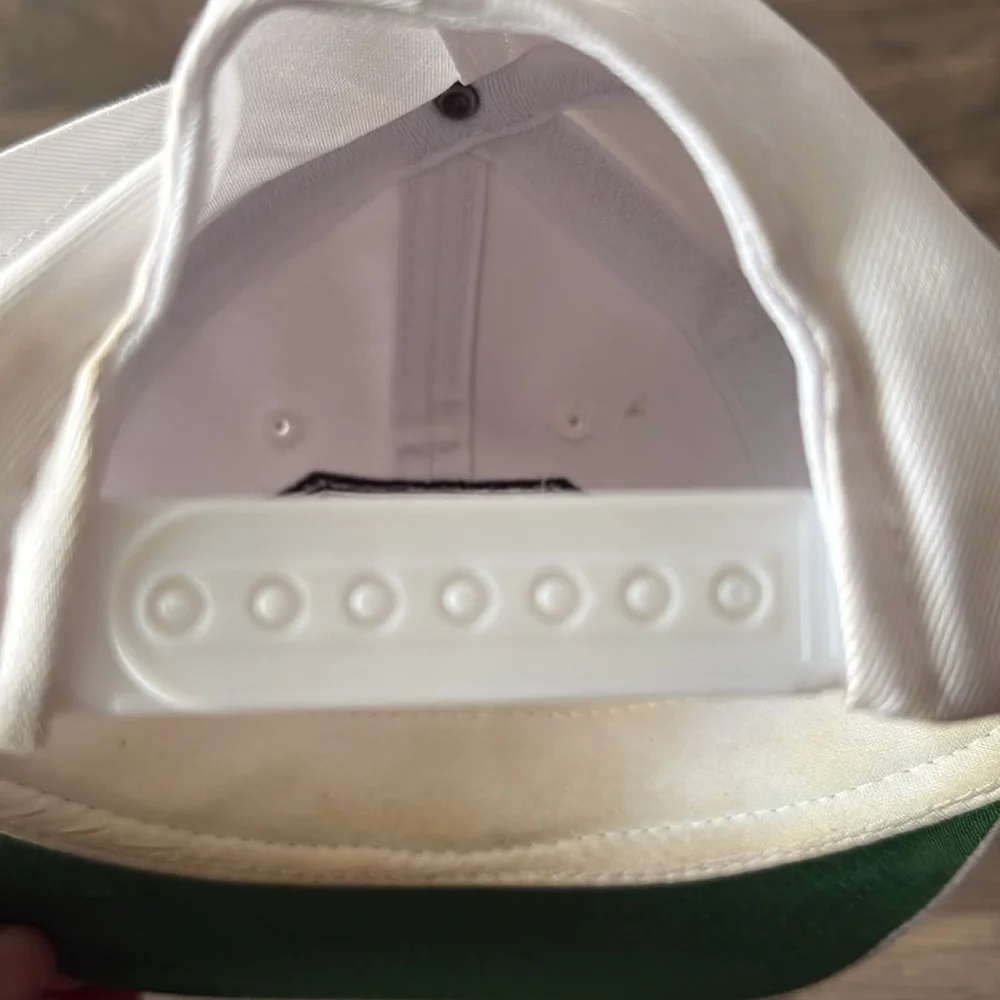 Vintage NFL Super Bowl 75 Philadelphia Eagles diamond White SnapBack OS Rare - Picture 7 of 8